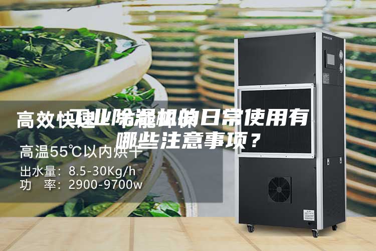 工業除濕機的日常使用有哪些注意事項？