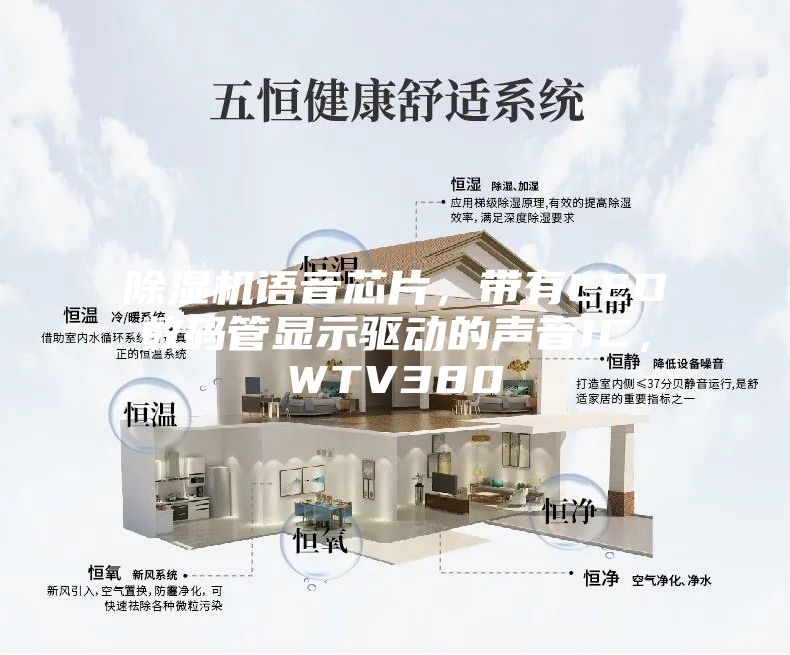 除濕機語音芯片，帶有LED數碼管顯示驅動的聲音IC，WTV380